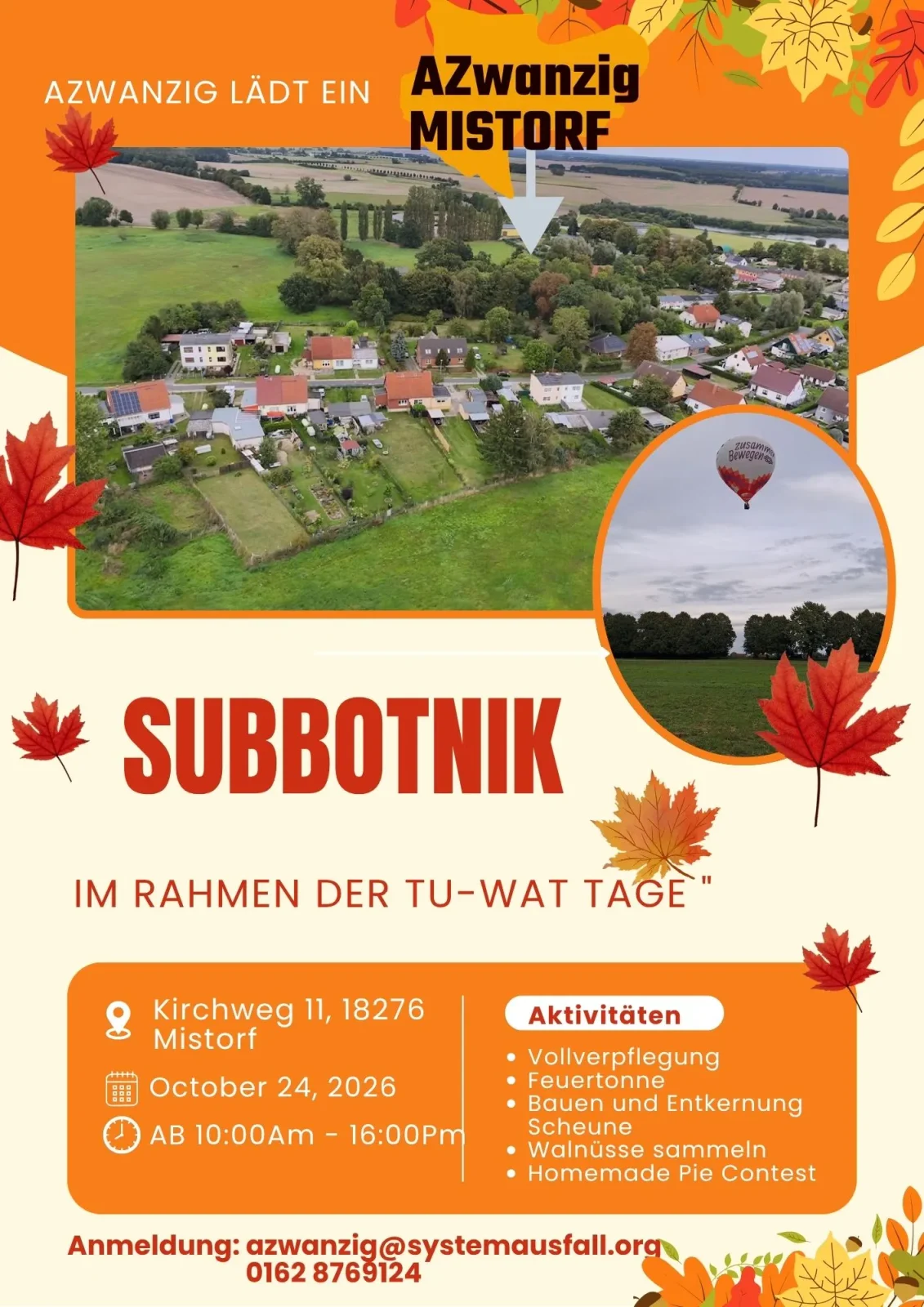 Veranstaltungsplakat: Subbotnik